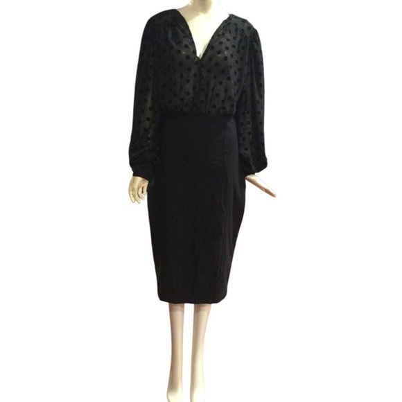 NWT Unique Vintage Swiss Dot Dress - Picture 4 of 10